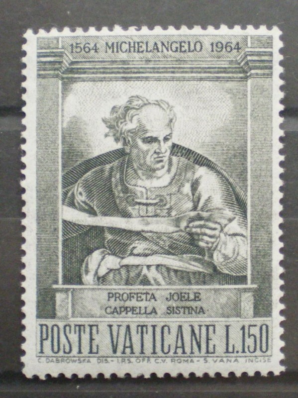 IV CENTENARIO  DE LA MUERTE DE MIGUEL ANGEL, PROFETA JOELE, CAPILLA SIXTINA