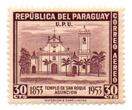 1954-TEMPLO de SAN ROQUE-ASUNCION