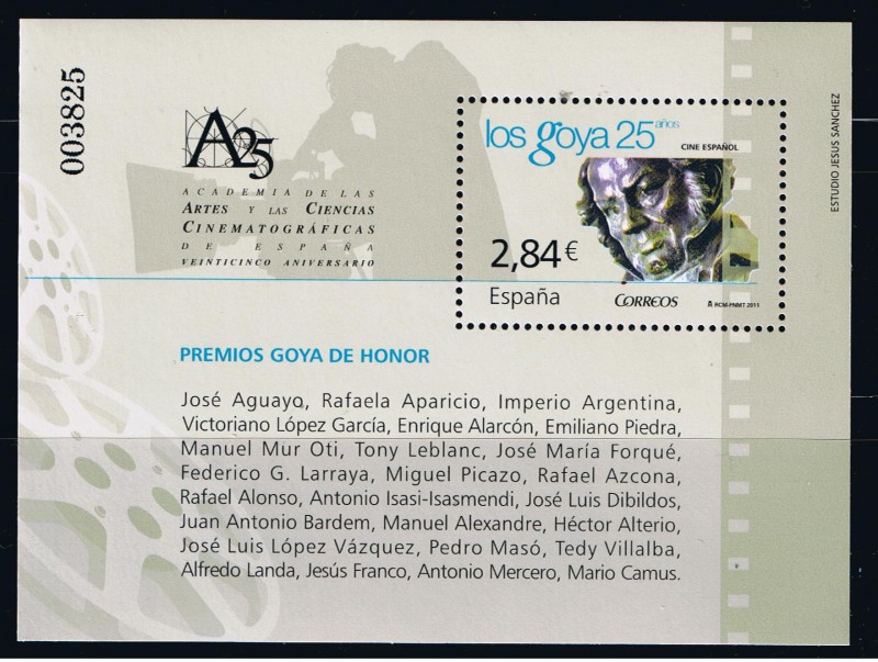 Edifil 4650 Los Goya 25 años  