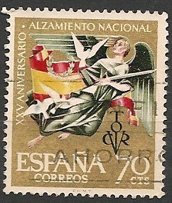 XXV aniversario del Alzamiento Nacional. Ed 1353