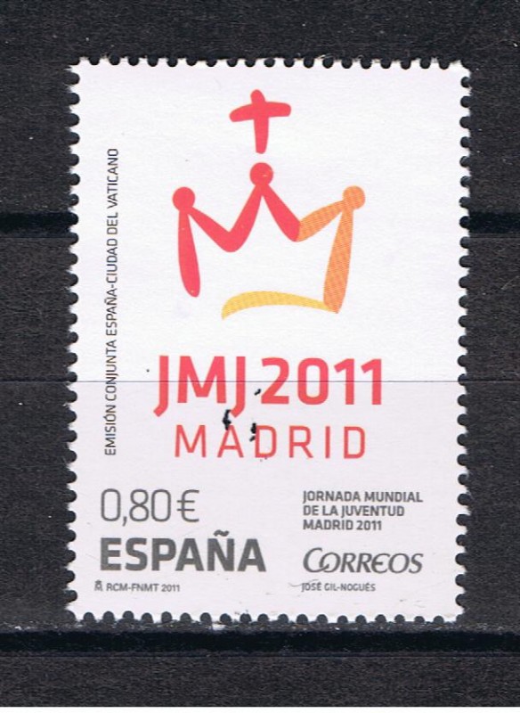 Edifil  4656  JMJ 2011 Madrid.  