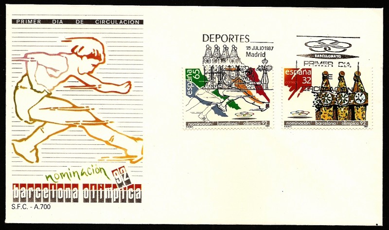 nominación Barcelona olímpica  1992 - SPD