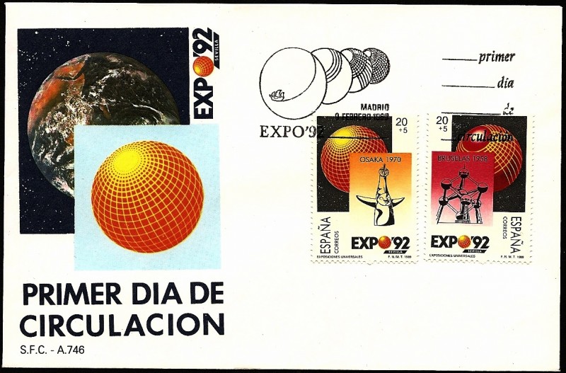 Expo Sevilla 92 - Bruselas - Osaka - SPD