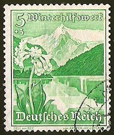 DEUTSCHES REICH - WINTERHILF SWERK - FLOR Y PAISAJE