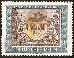 DEUTSCHES REICH - DIA DEL SELLO - ANTIGUA DILIGENCIA