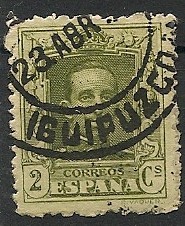 Alfonso XIII. Tipo Vaquer. Ed 310