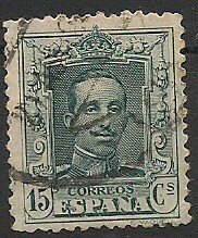 Alfonso XIII. Tipo Vaquer. Ed 315