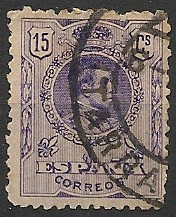 Alfonso XIII.  Tipo medallón. Ed 270