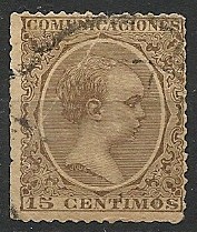 Alfonso XIII. Tipo Pelón. Ed 219