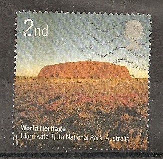 Patrimonio mundial. Parque nacional Uluru-Kata Tjuta. Australia.