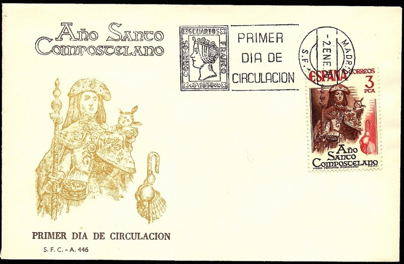 Año Santo Compostelano 1976 - SPD