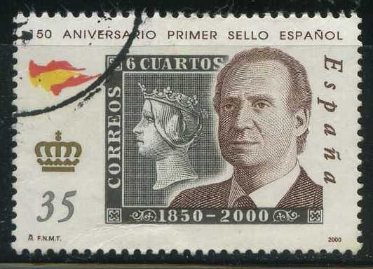 E3688 - 150 Aniv. Primer sello español