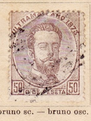 Amadeo I Ultramar Ed 1873