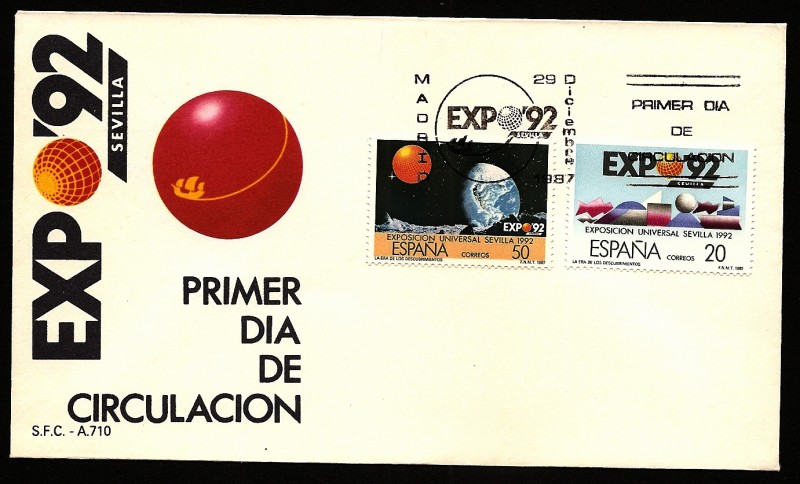 Exposición universal  Sevilla  92 - La era de los descubrimientos  - SPD
