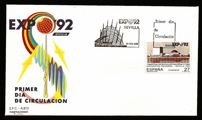 Exposición universal  Sevilla  92  - Pabellón de España - SPD
