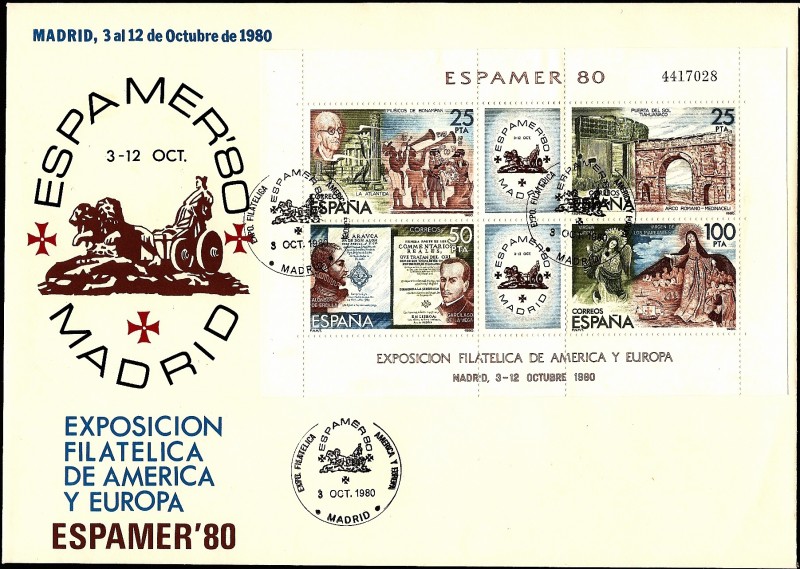 Espamer 80  - HB -  Madrid  La Cibeles - SPD 