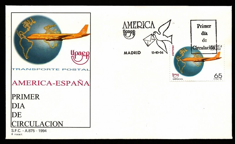América - España  UPAEP  transporte postal - SPD