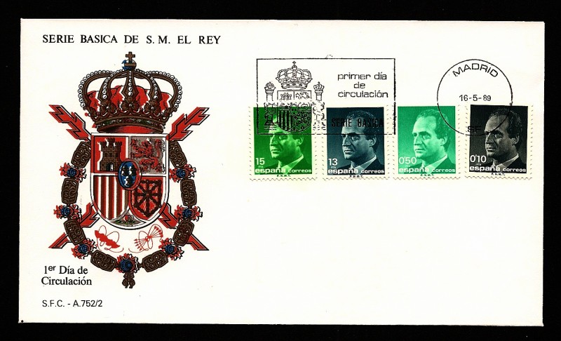 Serie  Básica de S. M.  el  Rey 1989 -   SPD