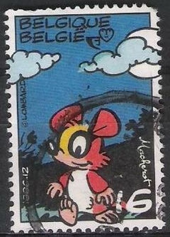 Belgica 1996 Scott 1628 Sello º Comic Personaje Raton Cloor de Raymond Macherot 16Fr Belgique Belgiu
