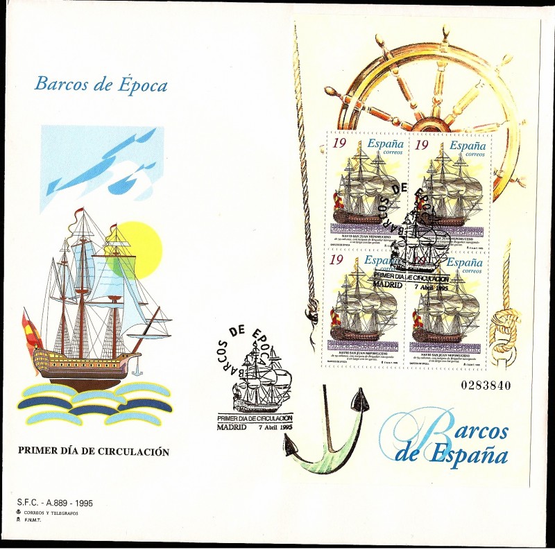 Barcos de época - Navio San Juan Nepomuceno HB - SPD