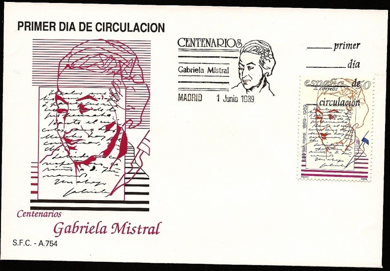 Centenario nacimiento de Gabriela Mistral  - SPD