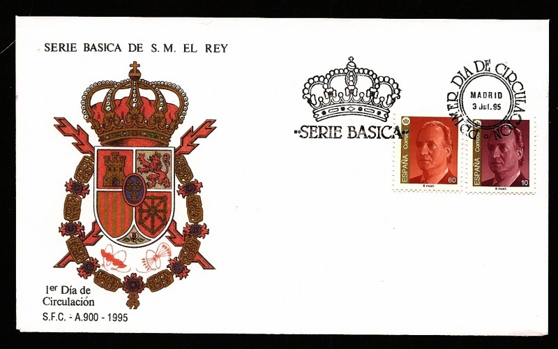 Serie Básica de S.M. el  Rey 1995 - SPD