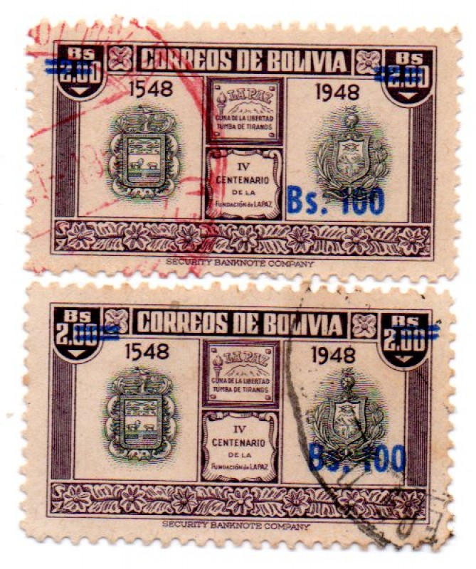 IV CENTENARIO FUNDACION DE LA PAZ-1548-1948