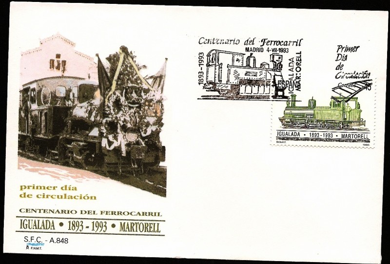 Centenario del Ferrocarril Igualada-Martorell - SPD