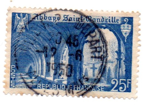 1949-SERIE COMPLETA-Abbaye de Saint-Wandrille