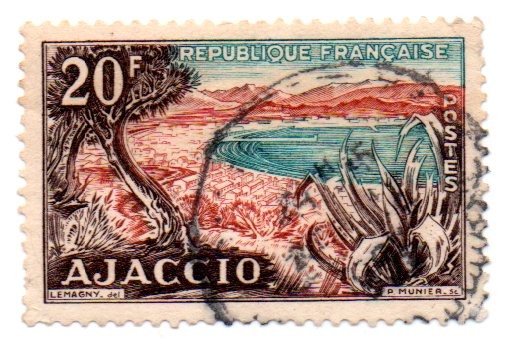 1954-SERIE TURISTICAS-Ajaccio