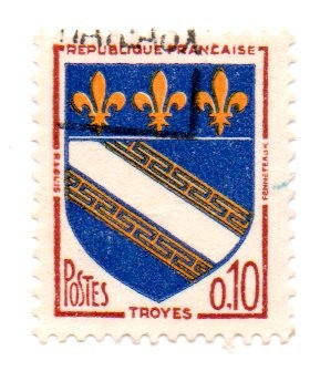 1962-65-ESCUDOS de VILLAS..TROYES(Tipografiado)