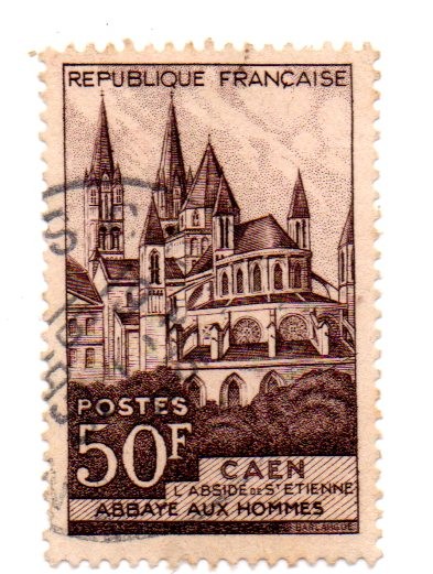 1951-CAEN--ABBAYE AUX HOMMES