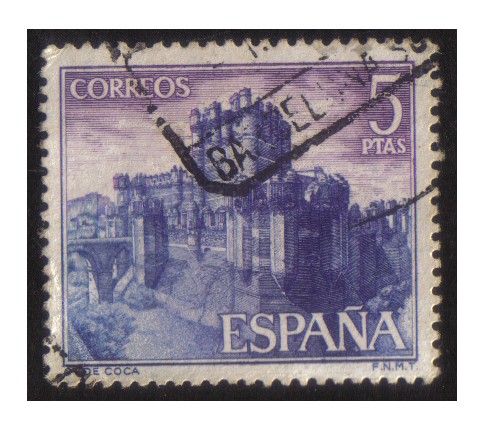 (1814) Castillos de España. Cº de Coca (Segovia)