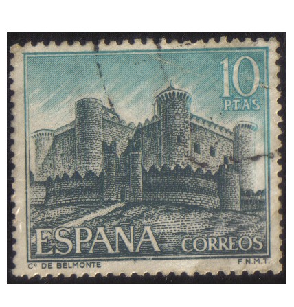 (1816) Castillos de España. Cº de Belmonte (Cuenca)