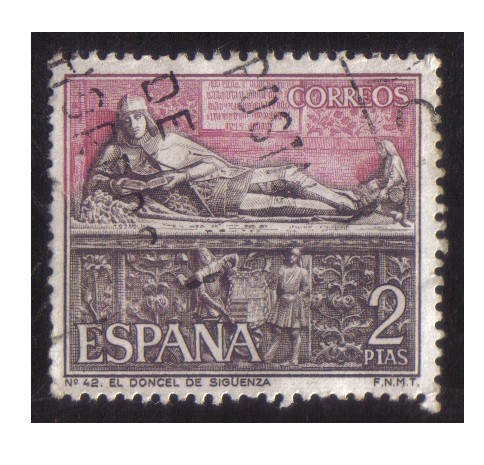 (1878) Serie Turística Paisajes y Monumentos. El doncel de Sigüenza