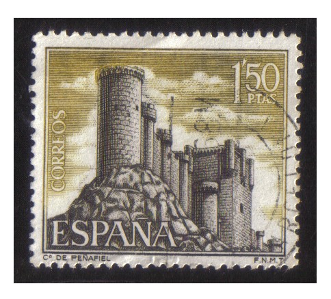 1882 Castillos de España. Cº de Peñafiel