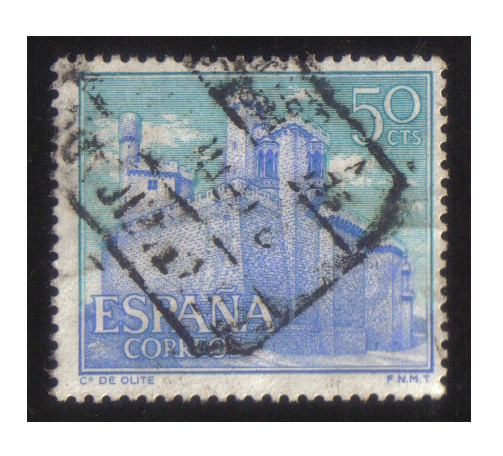 (1741) Castillos de España. Cº de Olite (Navarra)