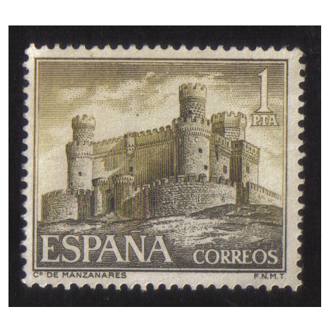 (1744) Castillos de España. Cº Manzanares del Real (Madrid)