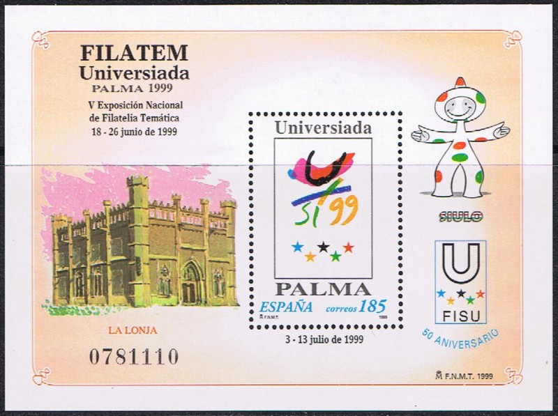 HB FILATEM-UNIVERSIADA PALMA 1999