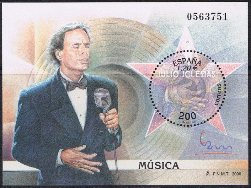 HB ESPAÑA 2000. MÚSICA. JULIO IGLESIAS