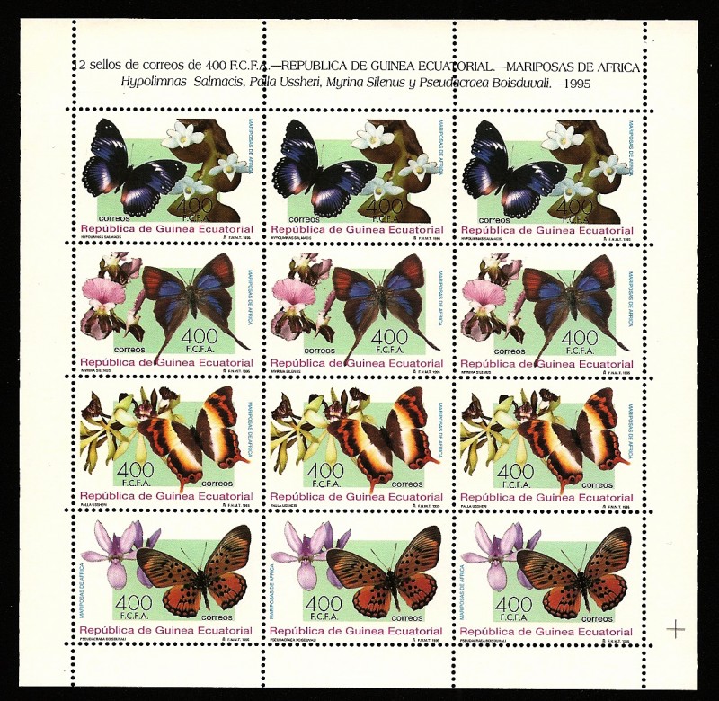 Mariposas de África - minipliego 