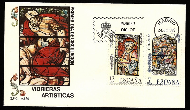 Vidrieras artísticas - Catedral de Toledo - Catedral de Sevilla - SPD