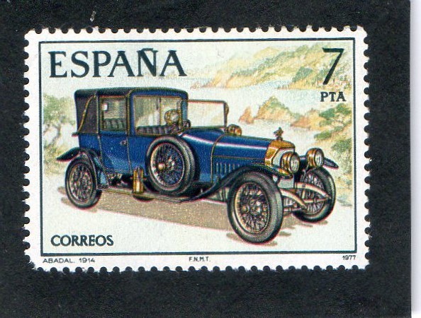 2412- AUTOMOVILES ANTIGUOS- ABADAL 1914