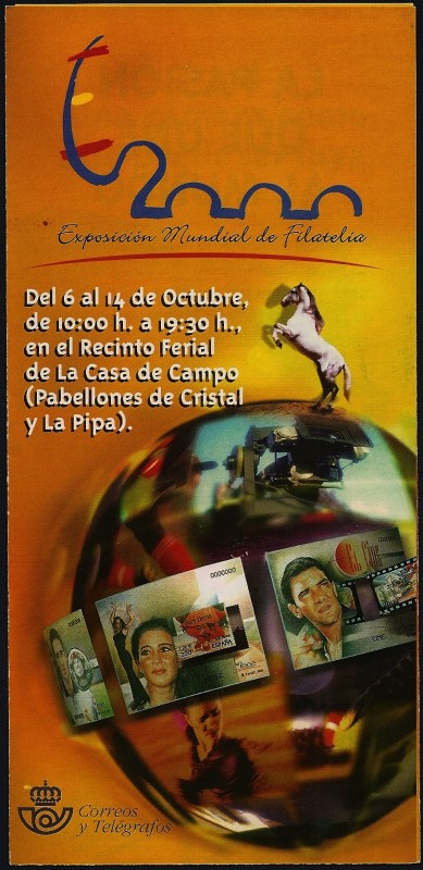 Promo de la Exposición Mundial de Filatelia España 2000  