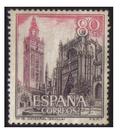(1647) Serie Turística. Catedral de Sevilla