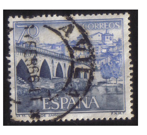 (1646) Serie Turística. Vista de Zamora