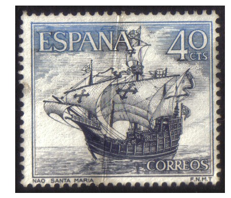 (1601) Homenaje a la Marina Española. Nao Santa María