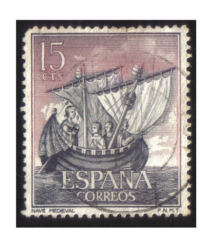(1599) Homenaje a la Marina Española. Nave Medieval