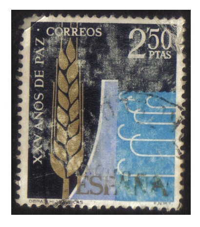 (1585) XXV años de Paz Española (Obras Hidráulicas)