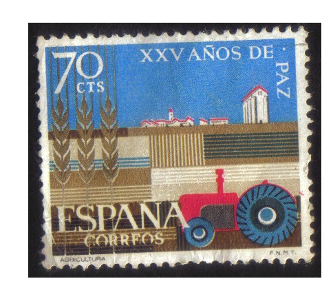 (1580) XXV años de Paz Española (Agricultura)
